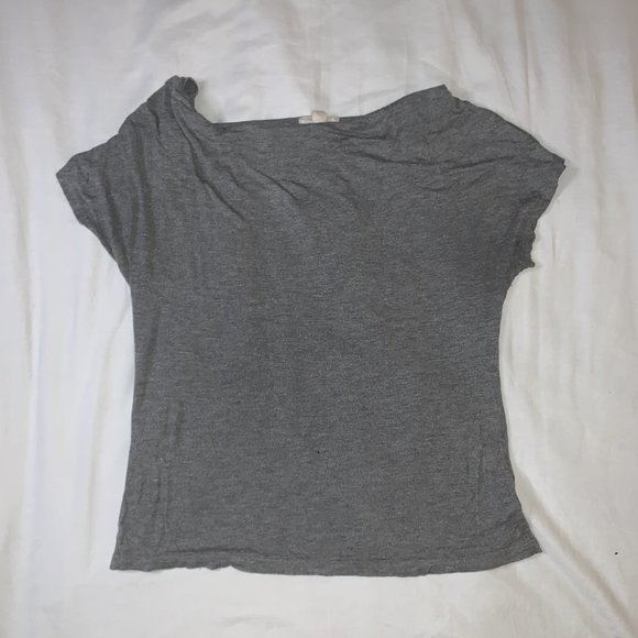 Grey Shortsleeve Blouse - Picture 1 of 1
